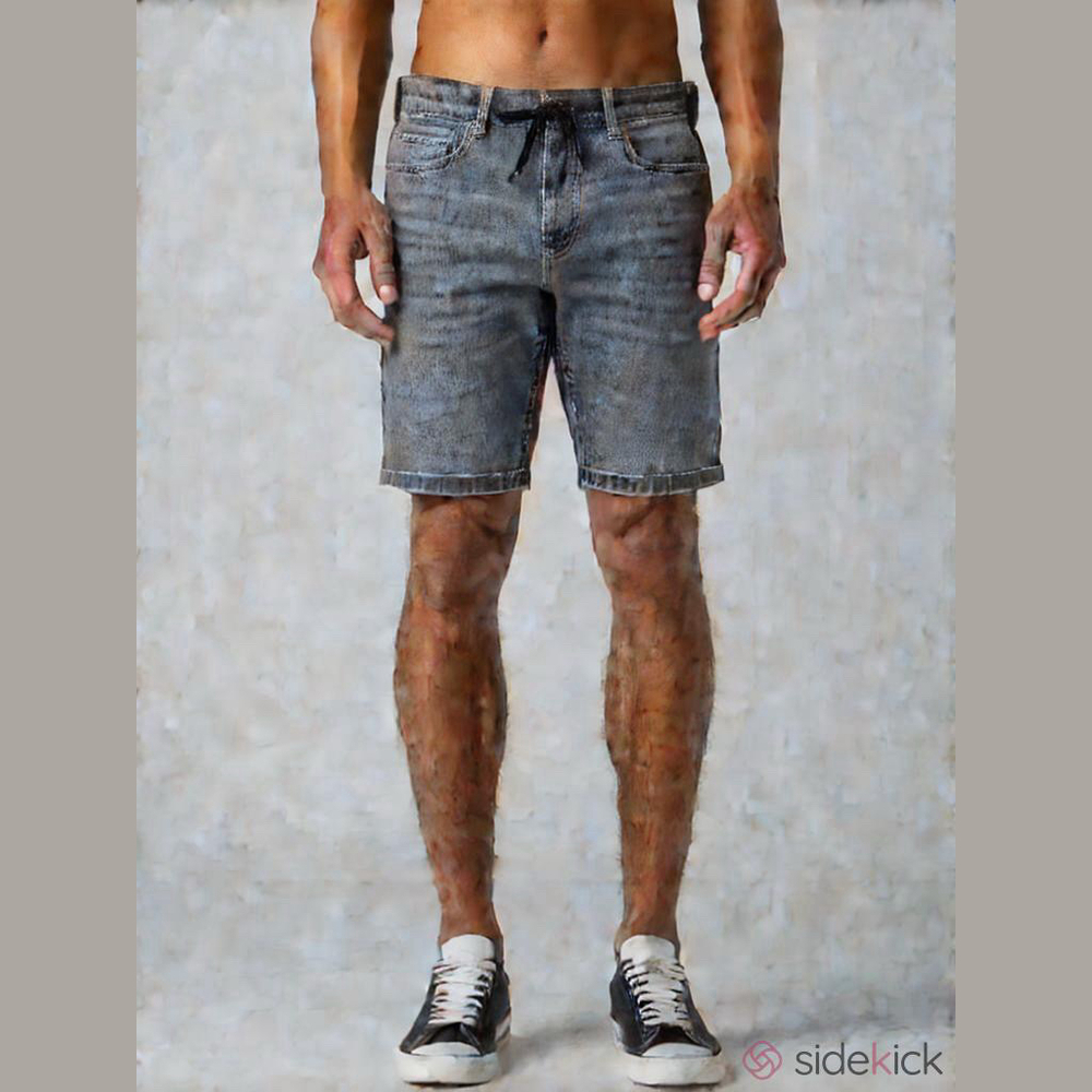True Religion Geno Relaxed Slim Denim Shorts Size 40